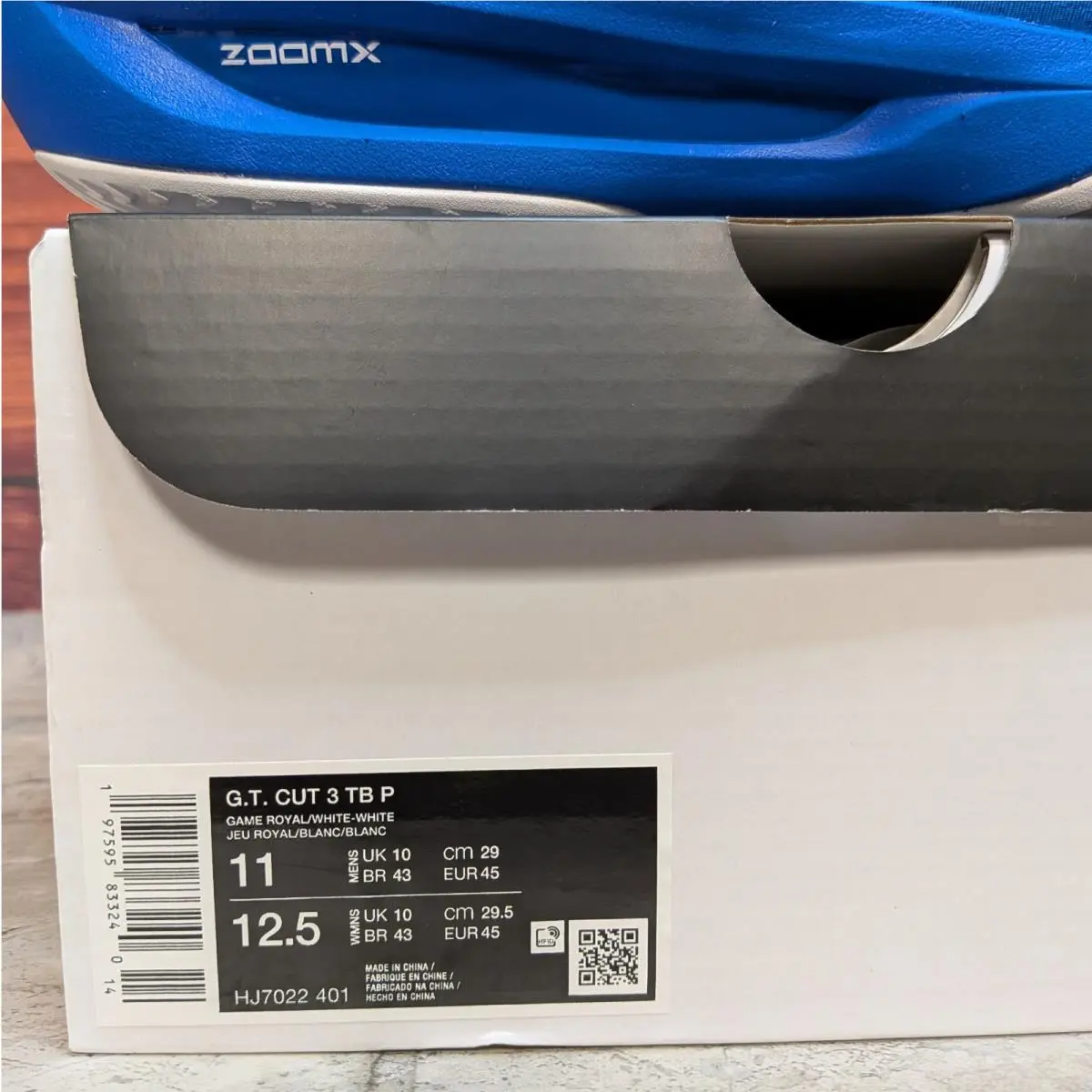 Nike shoes - Nike Air Zoom GT Cut - HJ7022-401 - Blue (UPC: 197595833240) 8