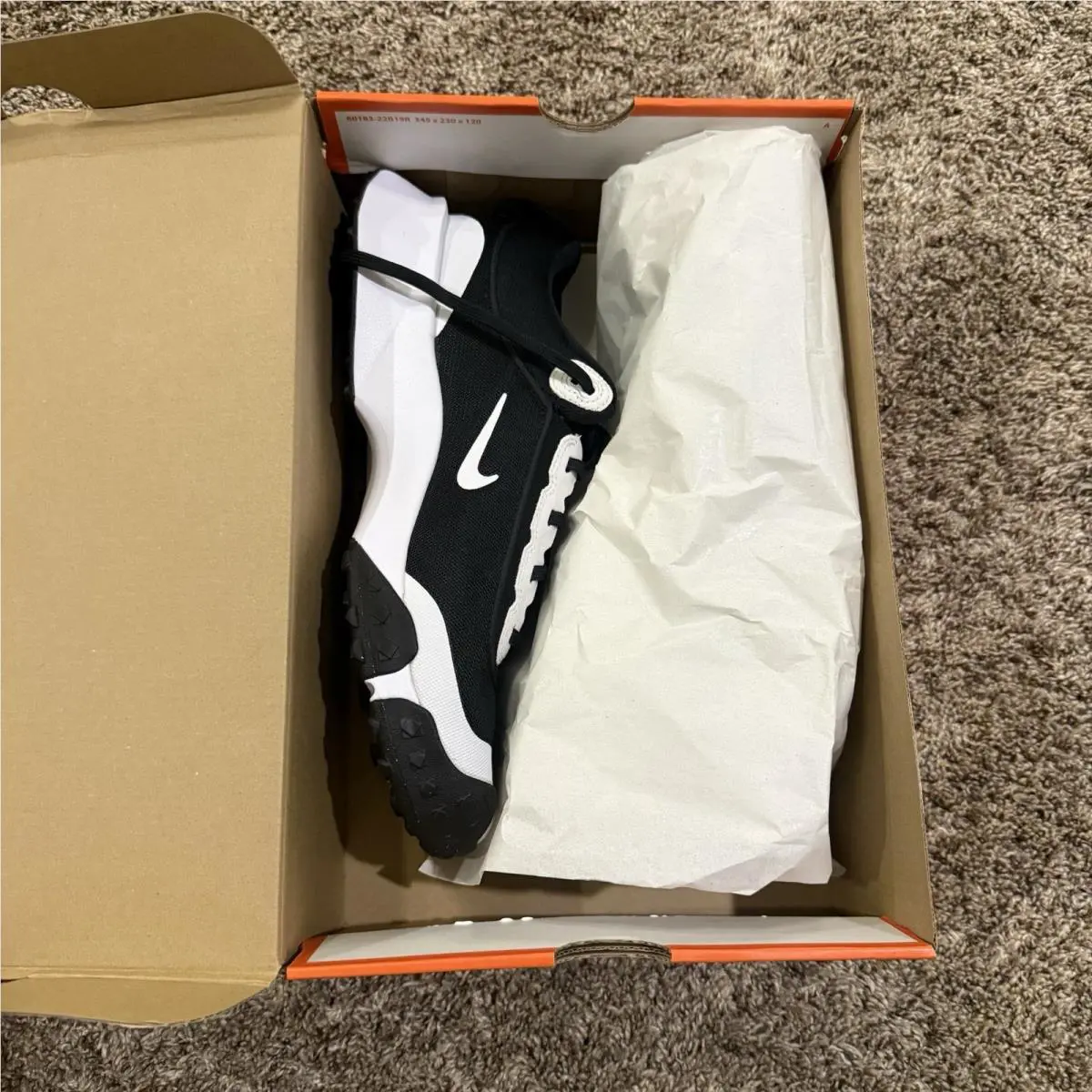 Nike shoes - Nike Air Diamond Turf - Air Diamond Turf - Black/White 1