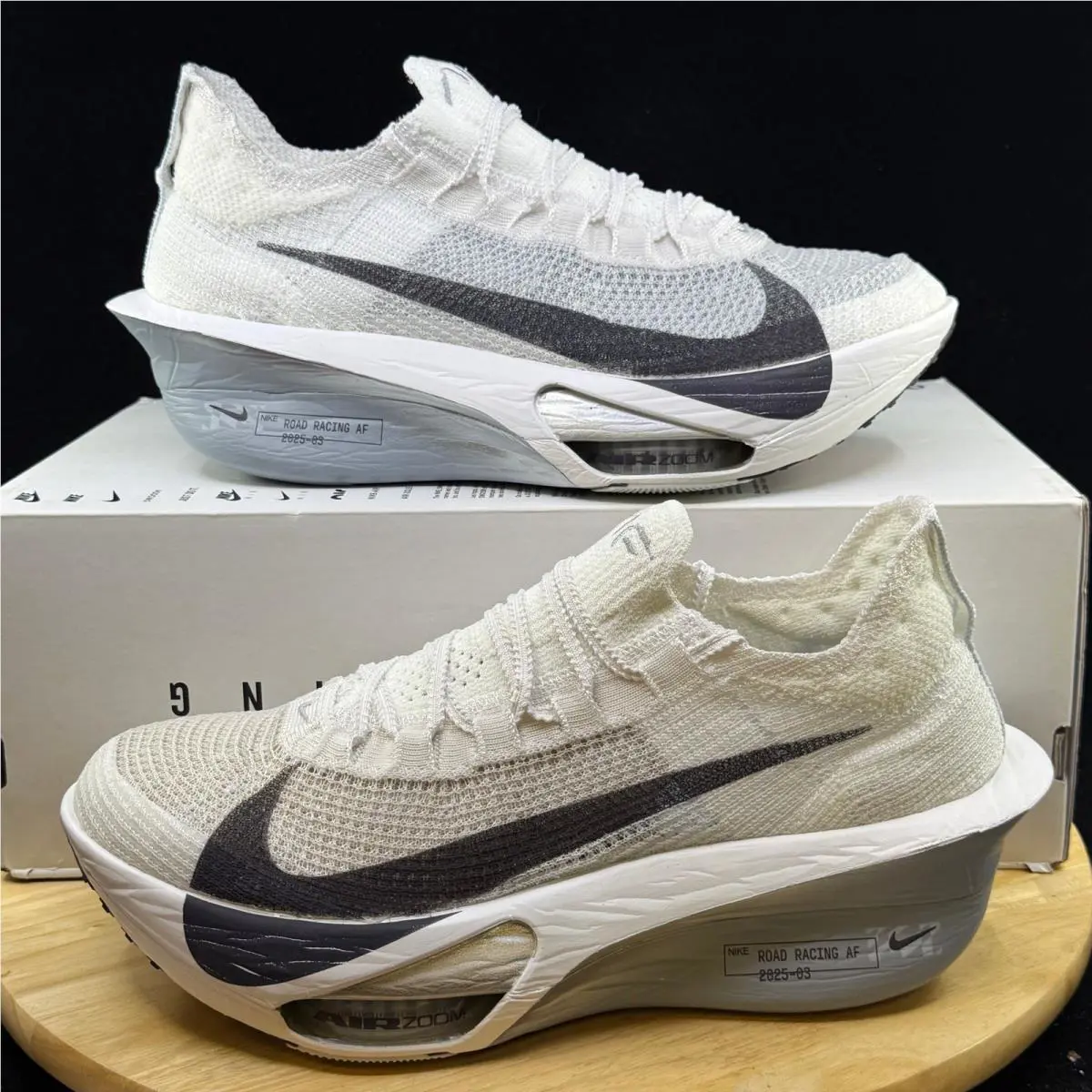 Nike Air Zoom Alphafly Next% 3 White Gridiron Pure Platinum FD8311-101 Men`s 13