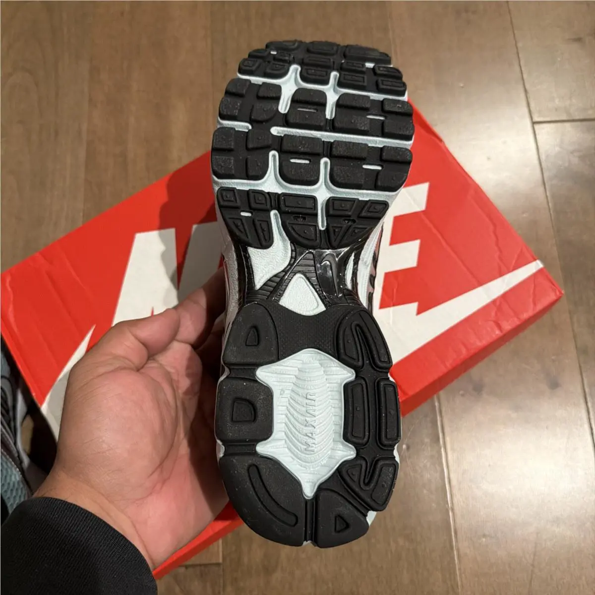 Nike shoes - Nike Air Max 2 - Air Max - Cannon/Black/Metallic Silver/Green Haze (UPC: 0198484777010) 3