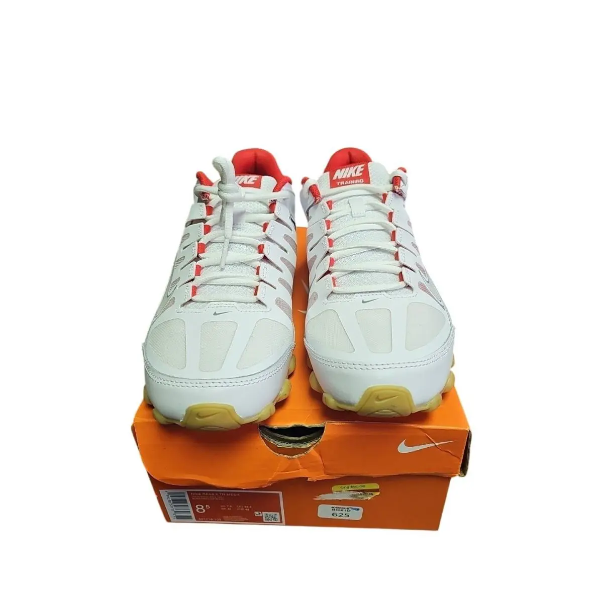 Nike Reax 8TR Mesh -men`s Sneakers White 621716-103 Sport Leisure Shoes Size 8.5