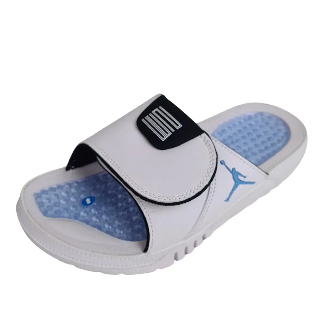 Nike Jordan Hydro XI Retro 11 White Blue FN2452 104 Slides Sandal Men Size 13