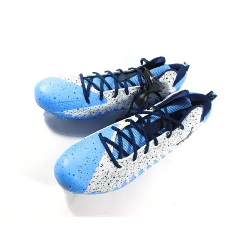 Unc Tar Heels PE  Alpha Menace Pro Mid D 2017 Football Cleats Size 13.5 by Nike