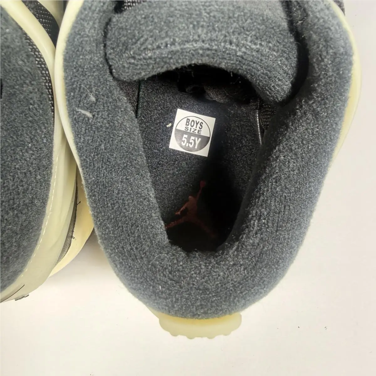 Nike shoes - Air Jordan 4 RM GS “Black Sail” (FQ7938-006) - FQ7938-006 - Black, Gray, Cream 3