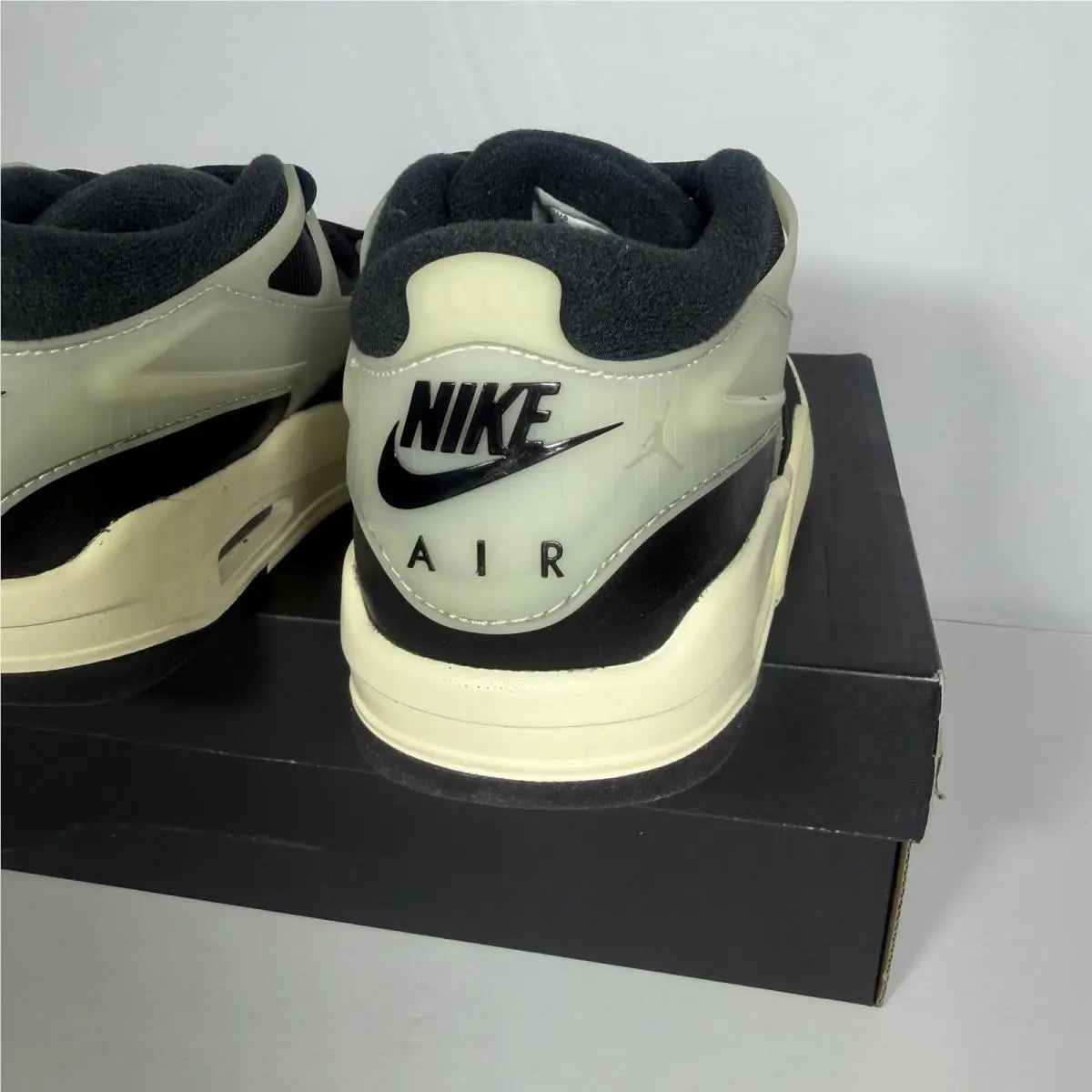Nike shoes - Air Jordan 4 RM GS “Black Sail” (FQ7938-006) - FQ7938-006 - Black, Gray, Cream 5