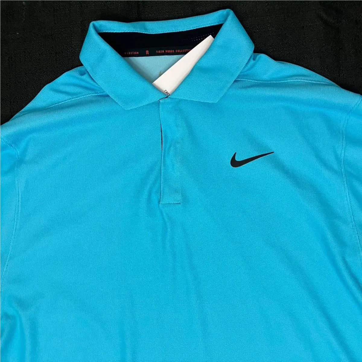 Nike clothing - Tiger Woods Dri Fit ADV Polo - Baltic Blue / Blue Chill / Black 14