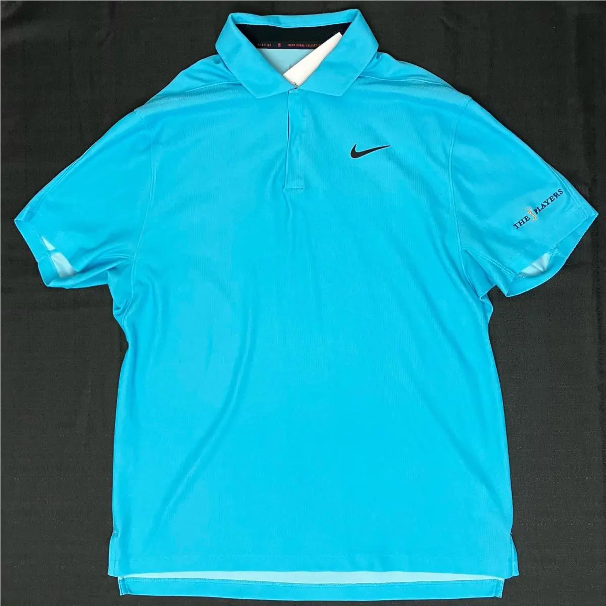 Nike clothing - Tiger Woods Dri Fit ADV Polo - Baltic Blue / Blue Chill / Black 1