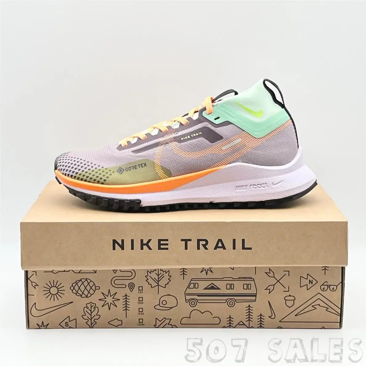 Nike shoes - Nike React Pegasus Trail 4 - DJ7929-500 - Purple 7