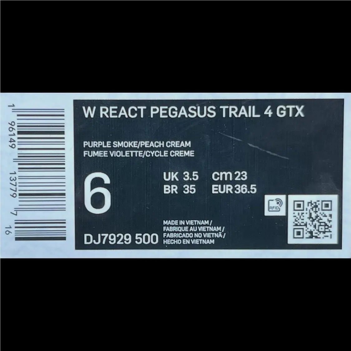 Nike shoes - Nike React Pegasus Trail 4 - DJ7929-500 - Purple 8