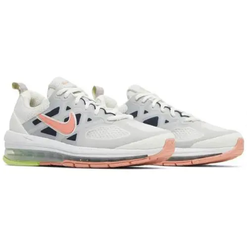 Nike Air Max Genome Women`s Summit White Crimson Bliss US 6.5