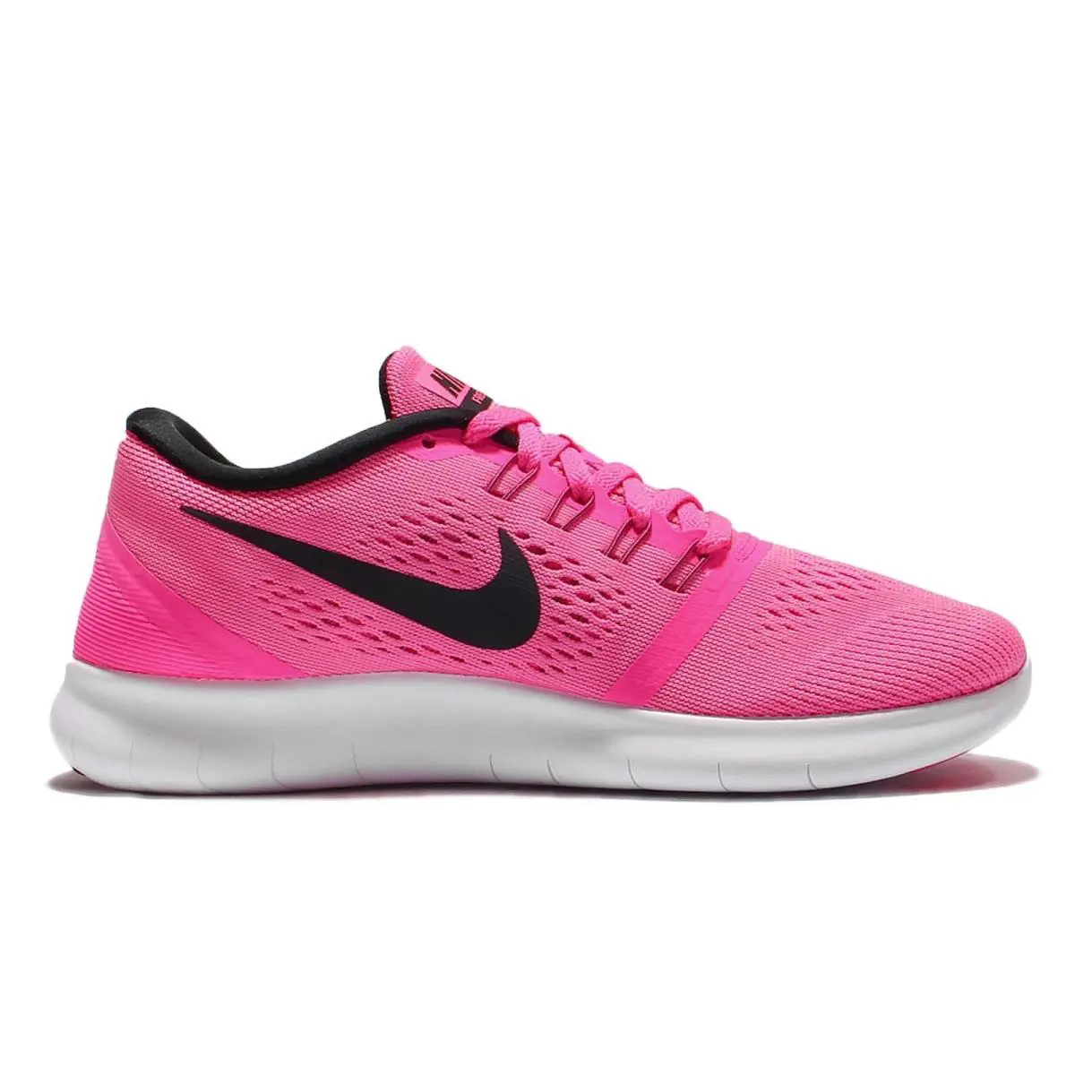 Nike Womens Free RN Sneaker Pink Blast Fire Running Shoes 831509 600 Sz 12