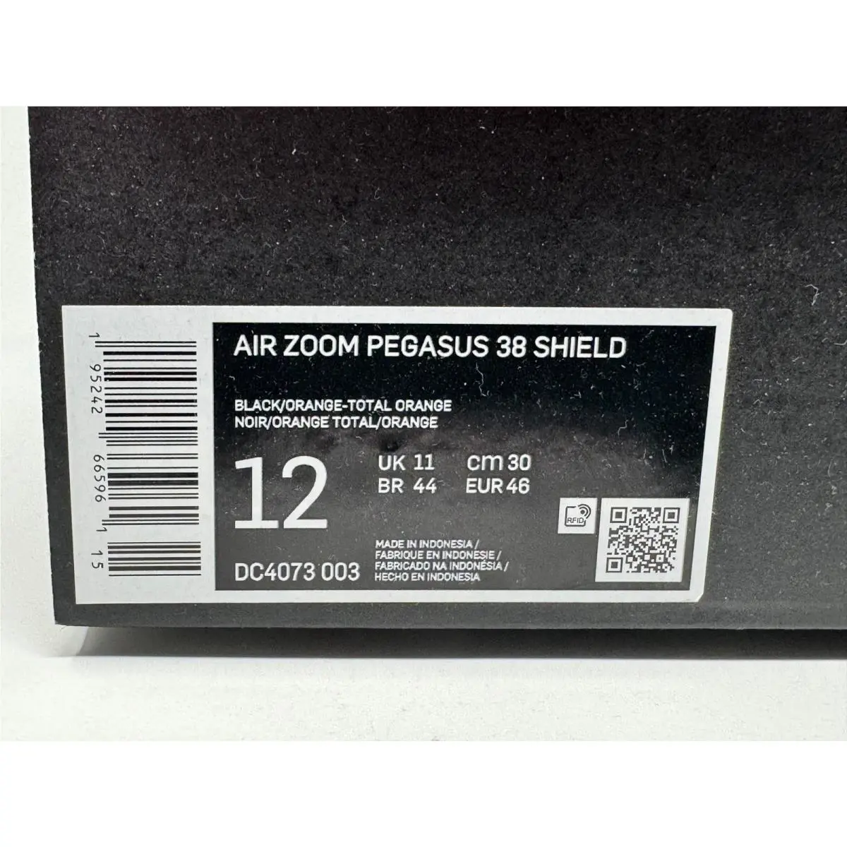 Nike shoes - Nike Air Pegasus 38 Shield - Black (UPC: 195242665923) 6