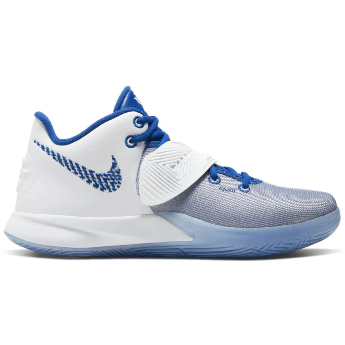 Size 13 Nike Kyrie Flytrap 3 White Varsity Royal