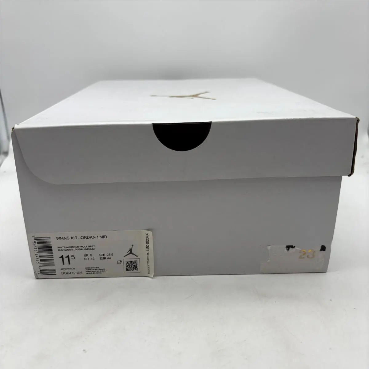 Nike shoes - Nike Air Jordan 1 Mid - BQ6472105 - White Wolf Gray (UPC: 195238846237) 6