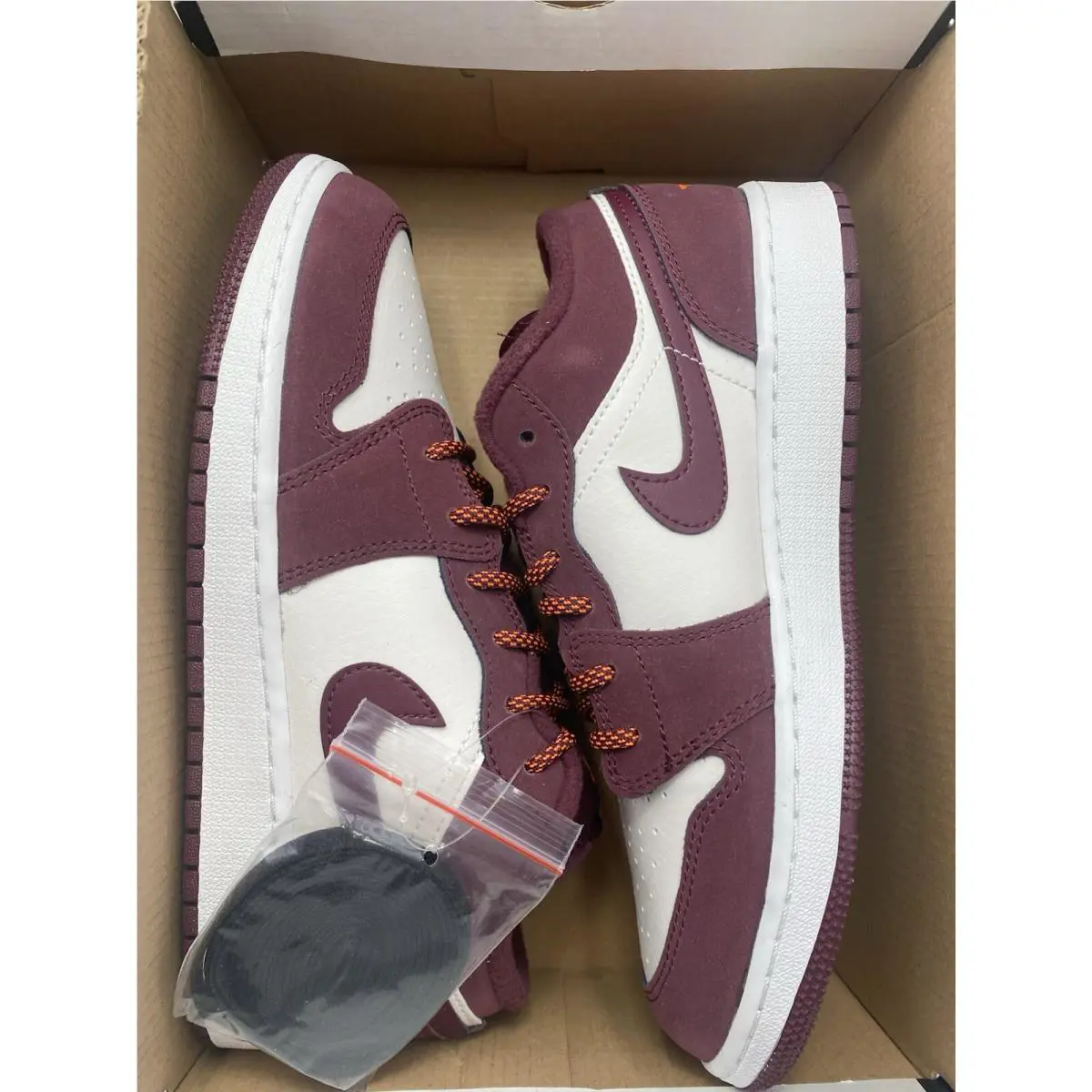 Nike shoes - Nike Air Jordan 1 - Air - 553560 068 - Phantom/Night Maroon (UPC: 196969289331) 5