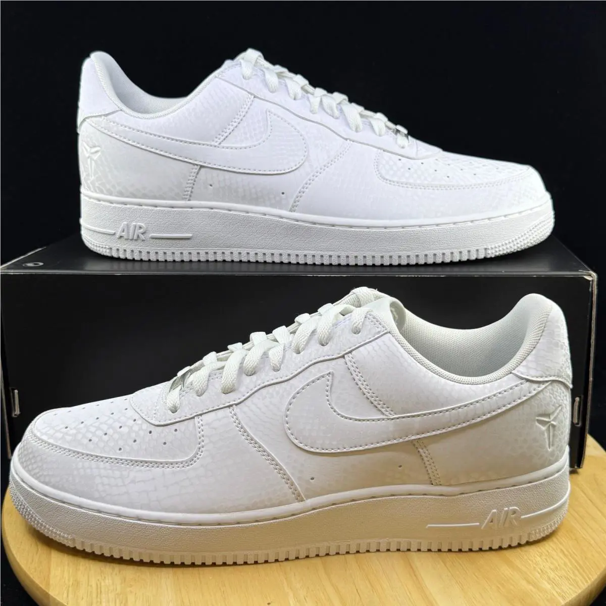 Nike Air Force 1 Low Mens Size 11.5 White Kobe Mamba Casual IB0018 100