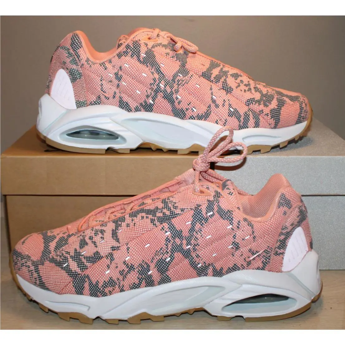 Nike Hot Step Air Terra Nocta Pink Quartz Snakeskin Shoes Men`s Size 10.5