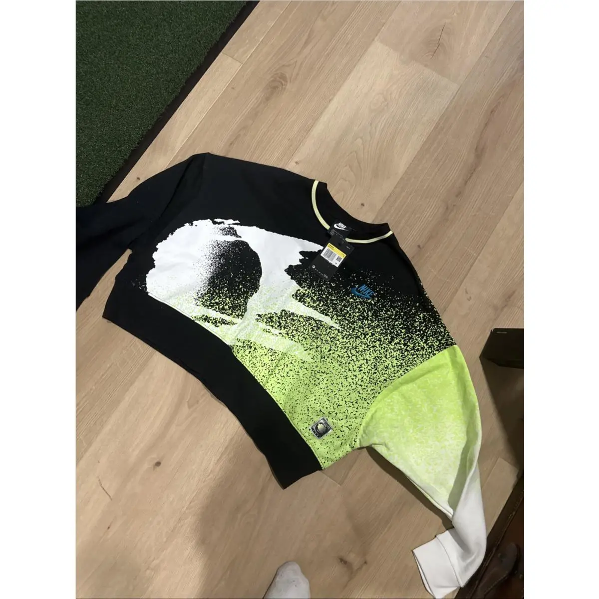 Nike Challenge Court Women’s Crop Sweatshirt Agassi Small Oversize