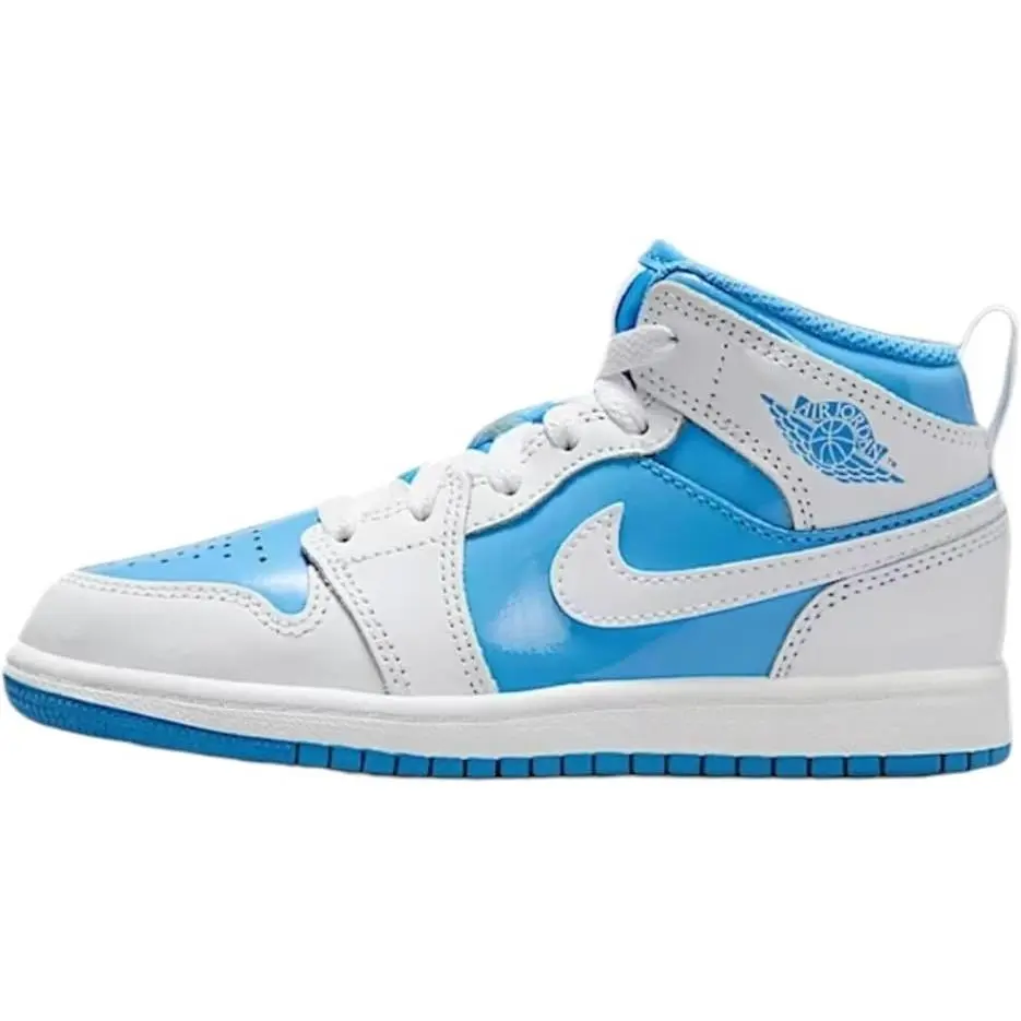 Nike Air Jordan 1 Mid SE PS Shoes White/legend Blue FZ3932-114 Sz 11c