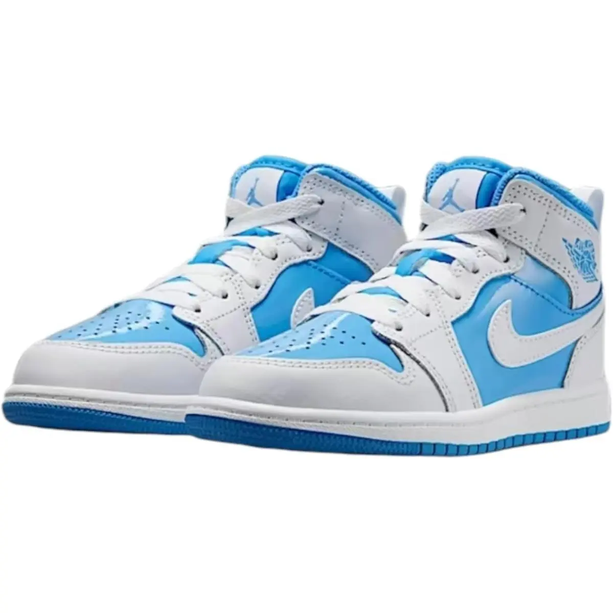 Nike shoes - Air Jordan 1 Mid - Air Mid - Blue (UPC: 197600733817) 1