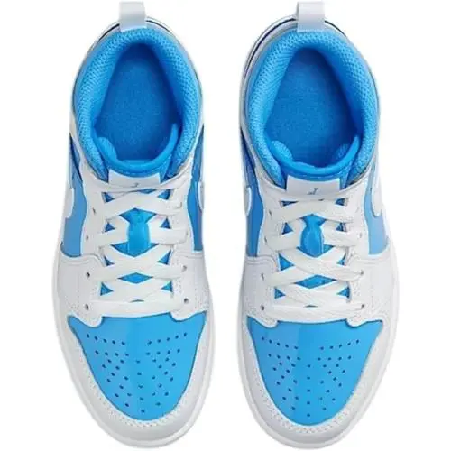 Nike shoes - Air Jordan 1 Mid - Air Mid - Blue (UPC: 197600733817) 2