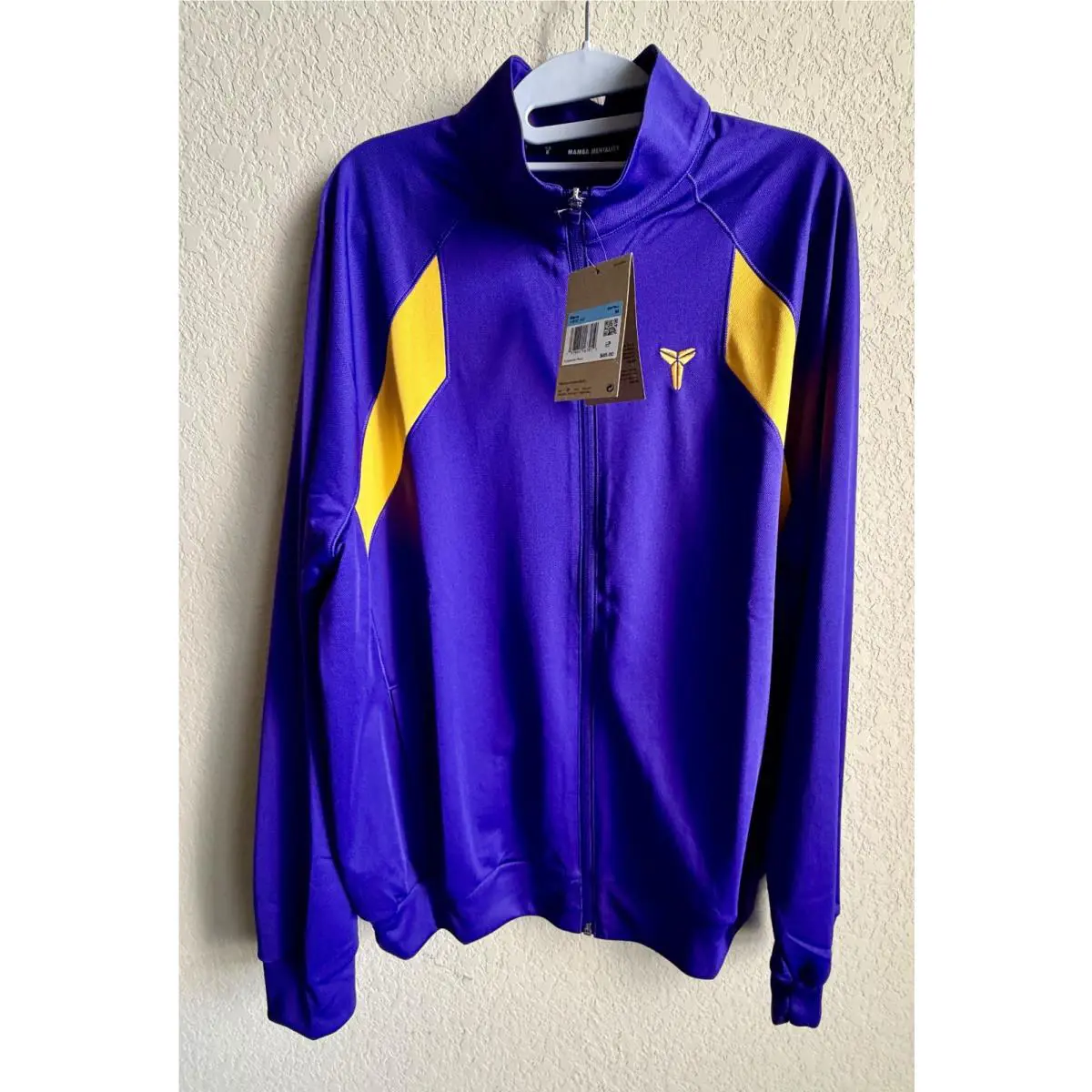 Nike Jacket Court Purple Kobe Mamba Mentality Dri Fit Knit Swoosh HJ8097 547 Med