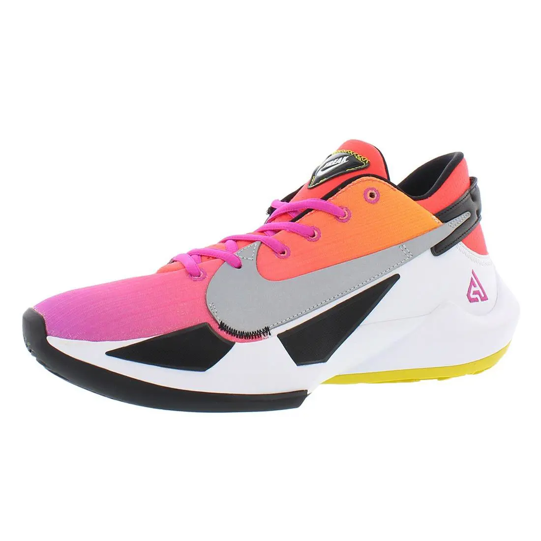 Nike Zoom Freak 2 Unisex Shoes Size 10 Color: Bright Crimson/black/fire Pink - Pink, Full: Bright Crimson/Black/Fire Pink