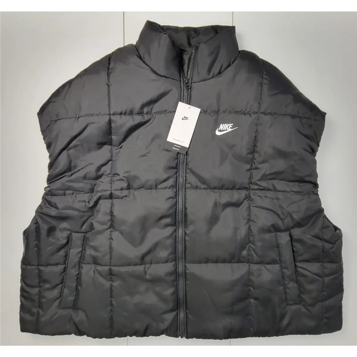 Nike Sportswear Classic Puffer Therma-fit Loose Vest FB7679-010 Women Sz Xxl