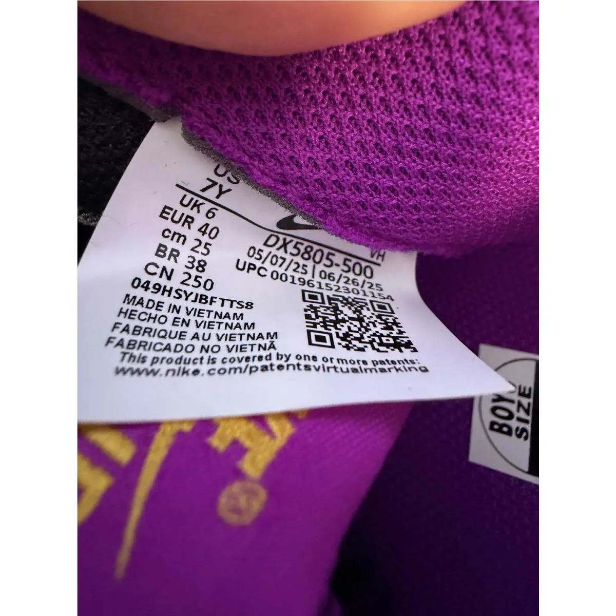 Nike shoes - Nike Air Force 1 - Air Force - DX5805-500 - Purple 9