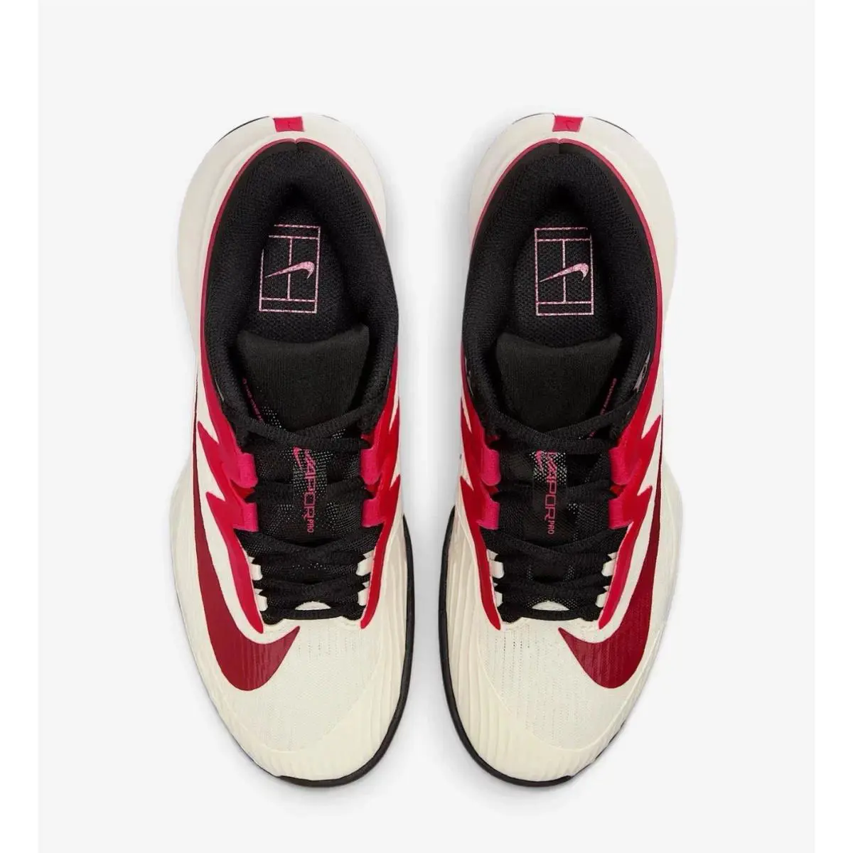Nike shoes - Nike Air Zoom Vapor Pro - FZ2158-104 - Ivory, Manufacturer: Pale Ivory/Sail/Team Red/Rush Pink 1