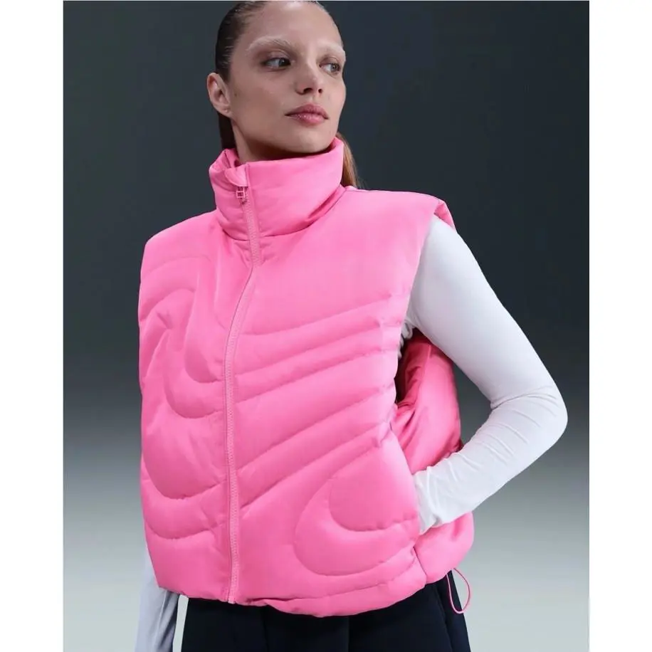 Nike Sportswear Swoosh Women`s Oversized Down Gilet HV5245-606 Size Small