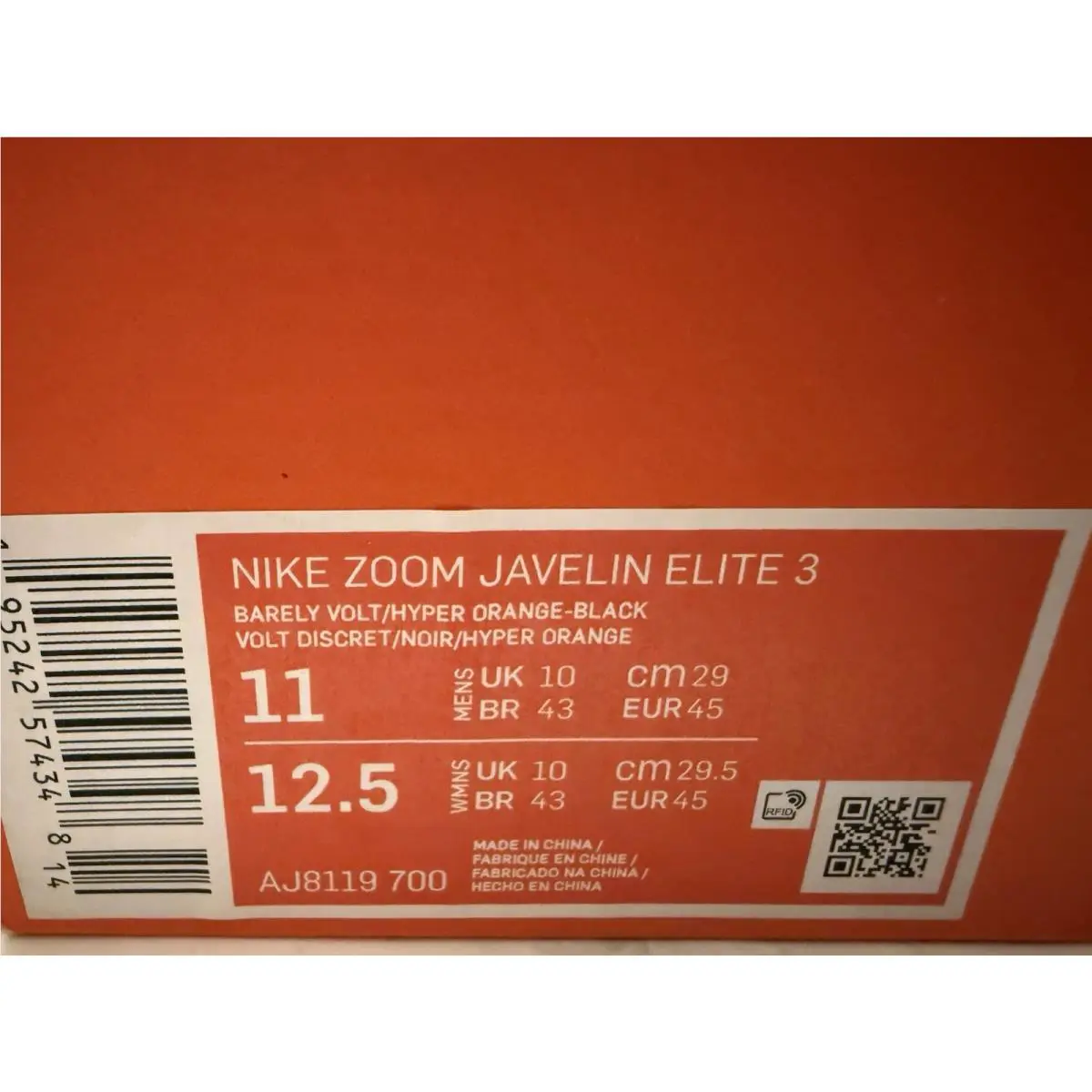 Nike shoes - Nike Zoom Javelin - Zoom Javelin - AJ8119-700 - Multicolor 6