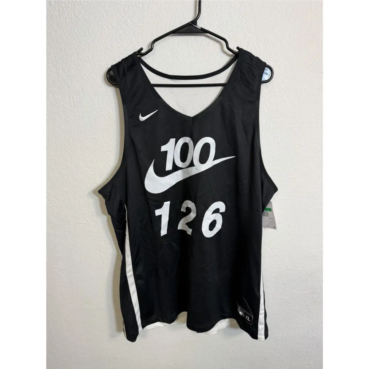 Nike Elite 100 Camp Jersey Reversible Size Men’s XL Rare Black White