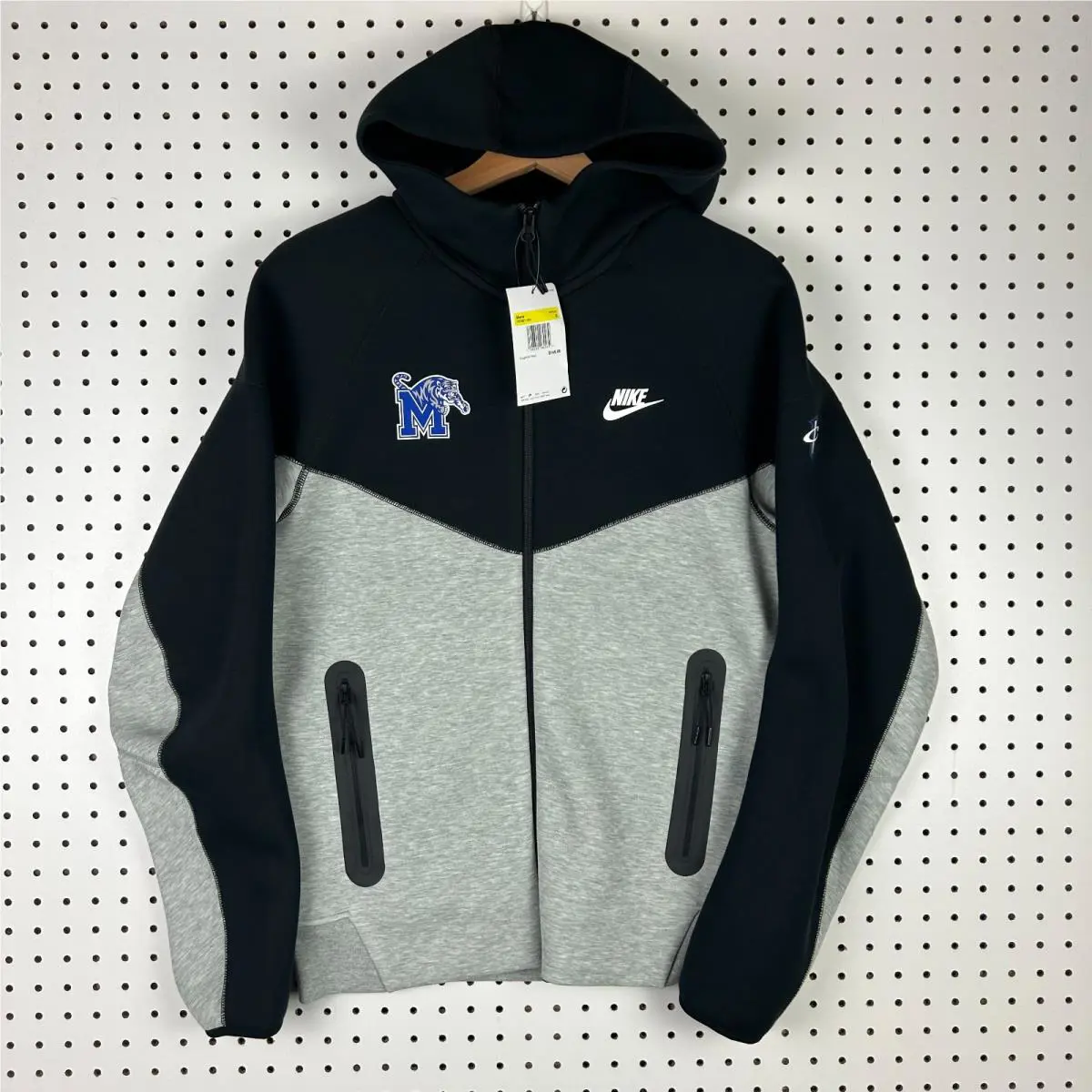 Nike 1 Cent Memphis Tigers Small Tech Jacket Warm Up Gray Penny Hardaway
