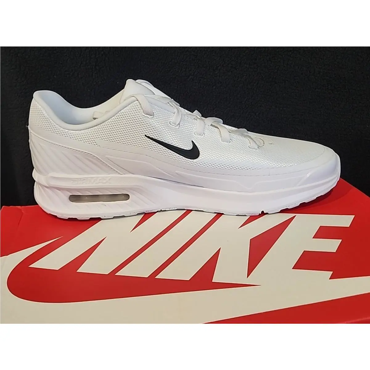 Nike Air Max Bia White Black Wolf Grey Men Casual Shoes IF2624-100 Sz 13