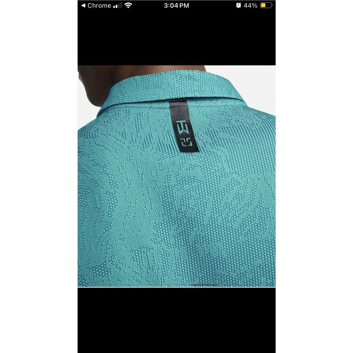 Nike clothing - TIger Woods ADV First Major Win Anniversary Polo - Washed Teal Black 0