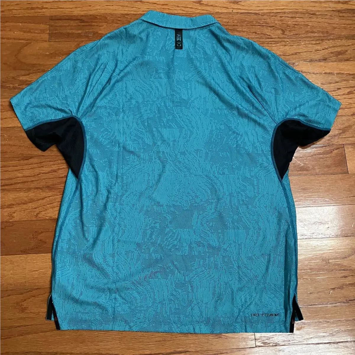 Nike clothing - TIger Woods ADV First Major Win Anniversary Polo - Washed Teal Black 5