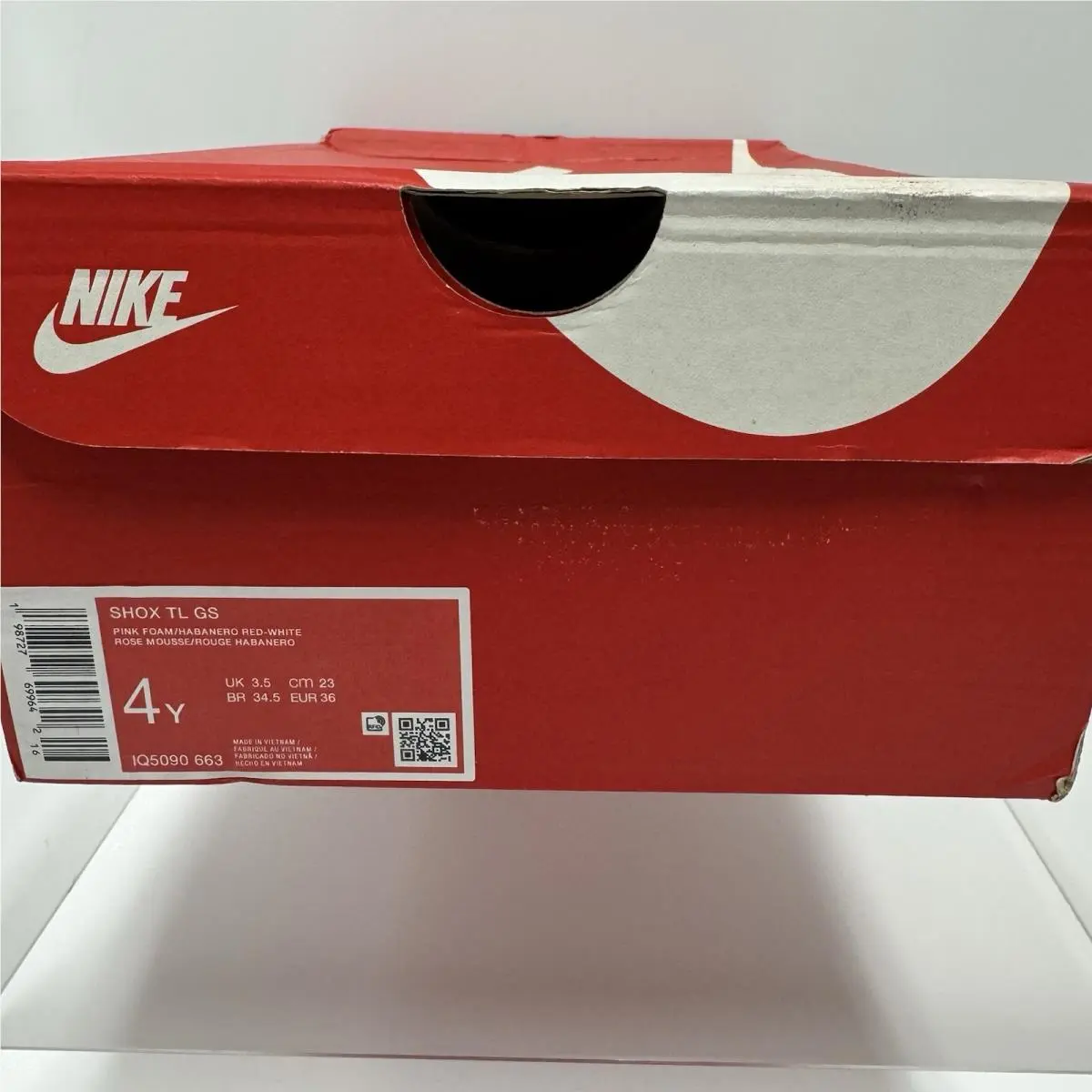 Nike shoes - Shox TL GS - Shox - IQ5090 663 - Pink, Red, White 8