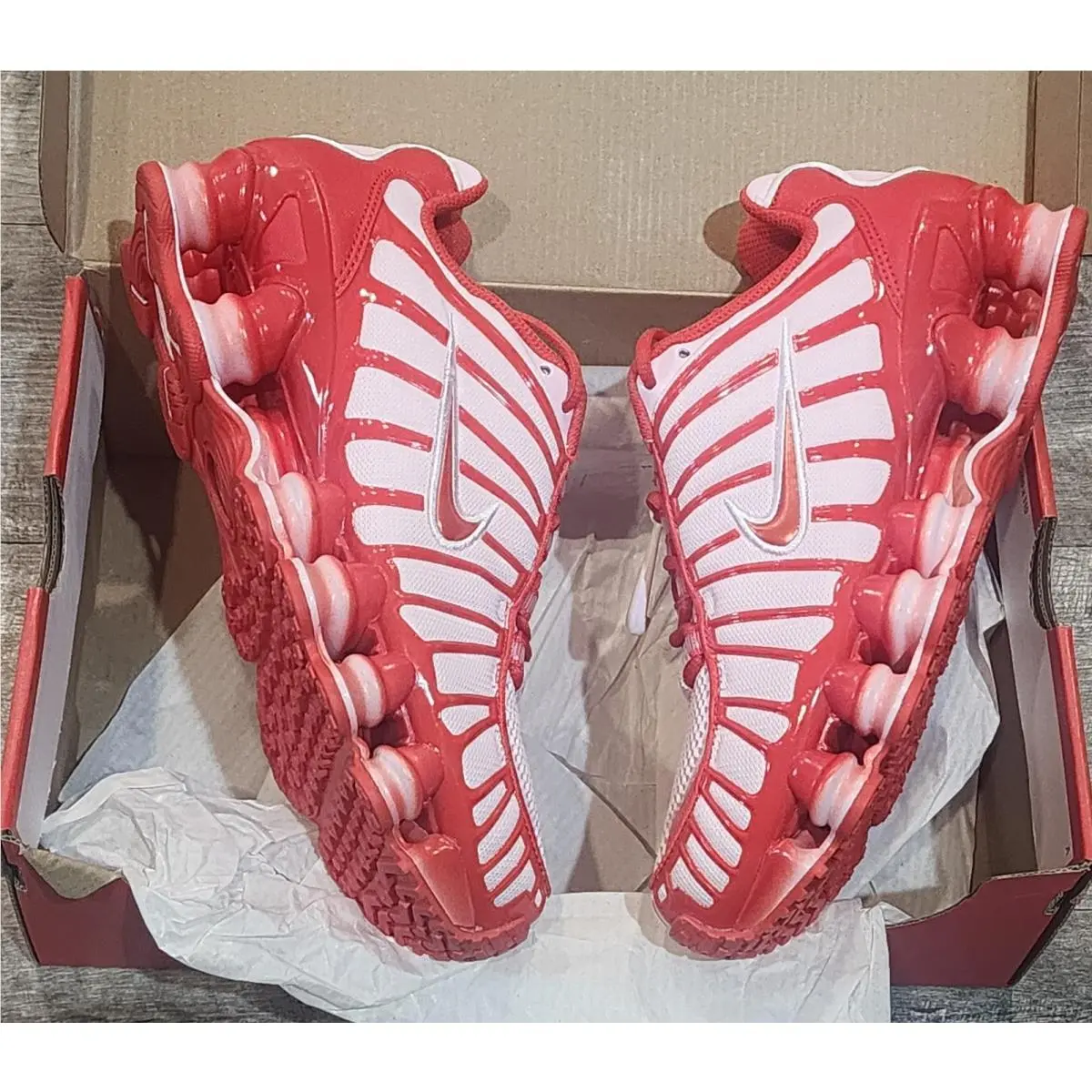 Nike GS Shox TL `pink Foam Red` IQ5090-663 Size 6Y/7.5W