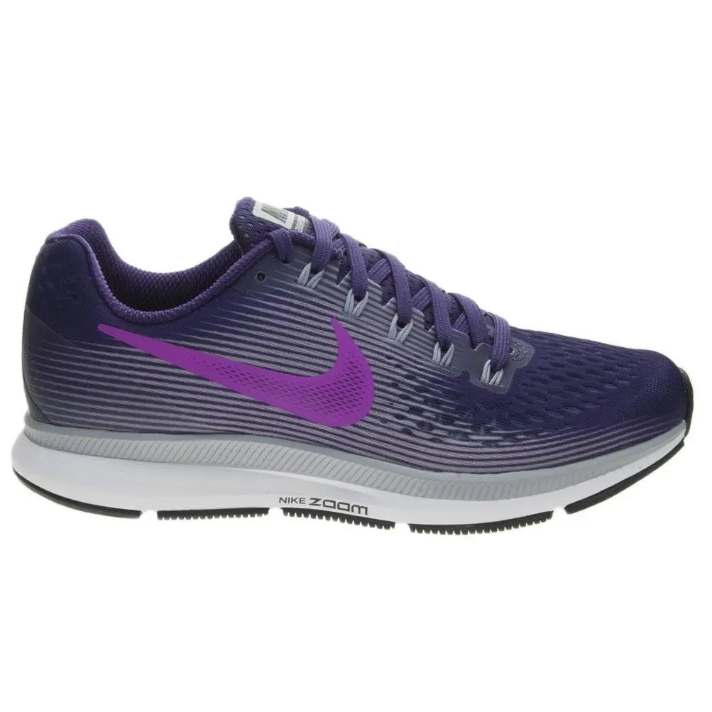 Nike Womens Air Zoom Pegasus 34 Sneaker Ink Hyper Violet Provence Purple 8.5 - Purple