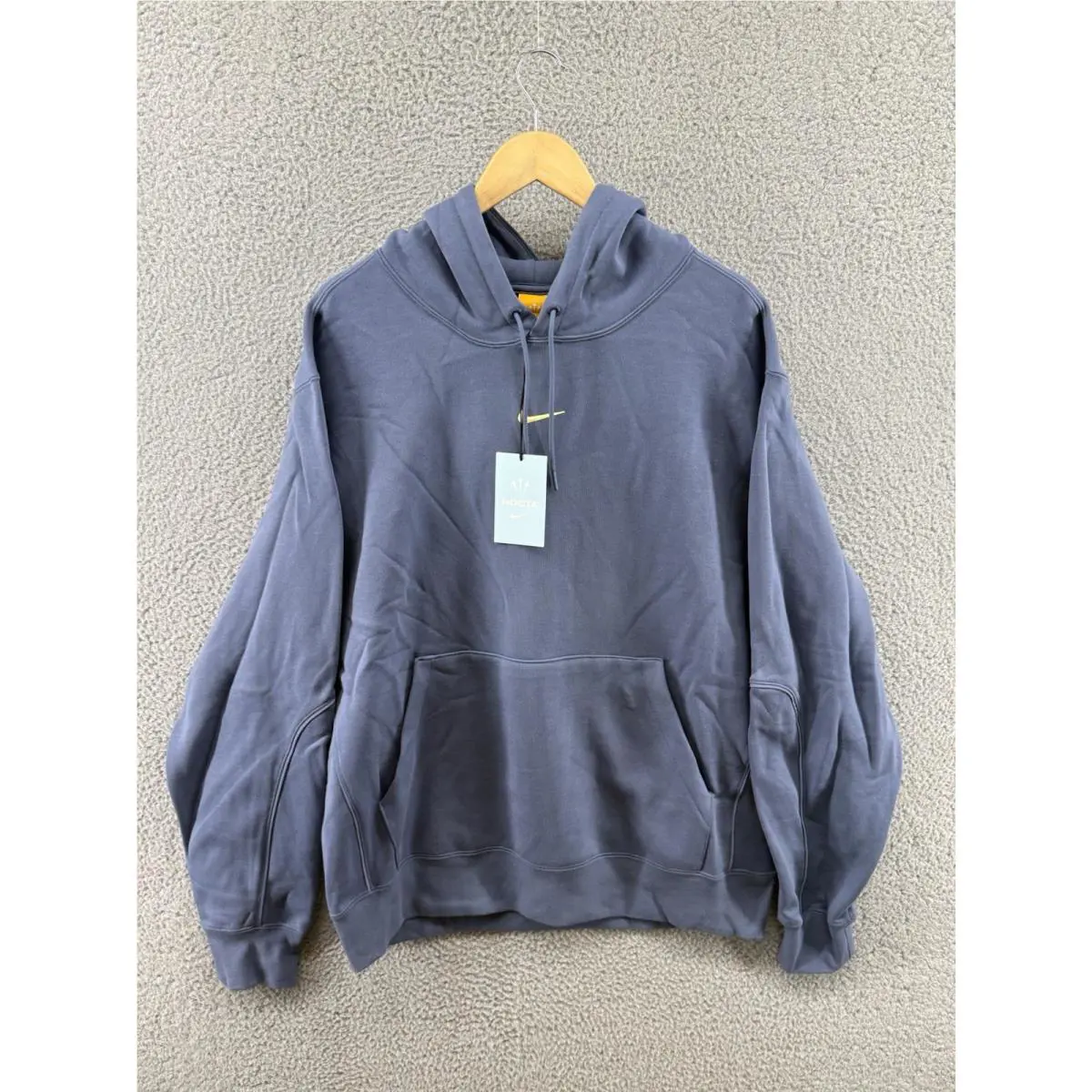 Nike x Nocta Drake Diffused Blue Hoodie Sweatshirt FN7659-491 Size Large