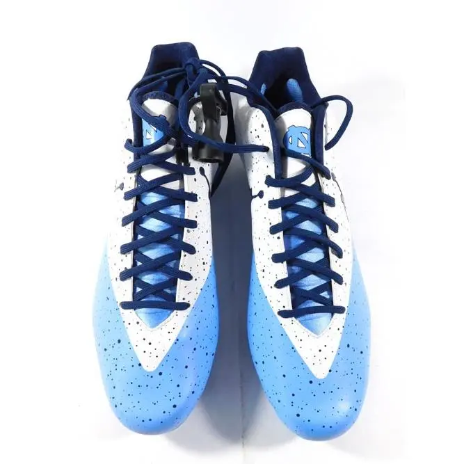 2017 Tar Heels Issued  Jordan Vapor Speed 2 D Blue Size 18 Promo Cleats by Nike
