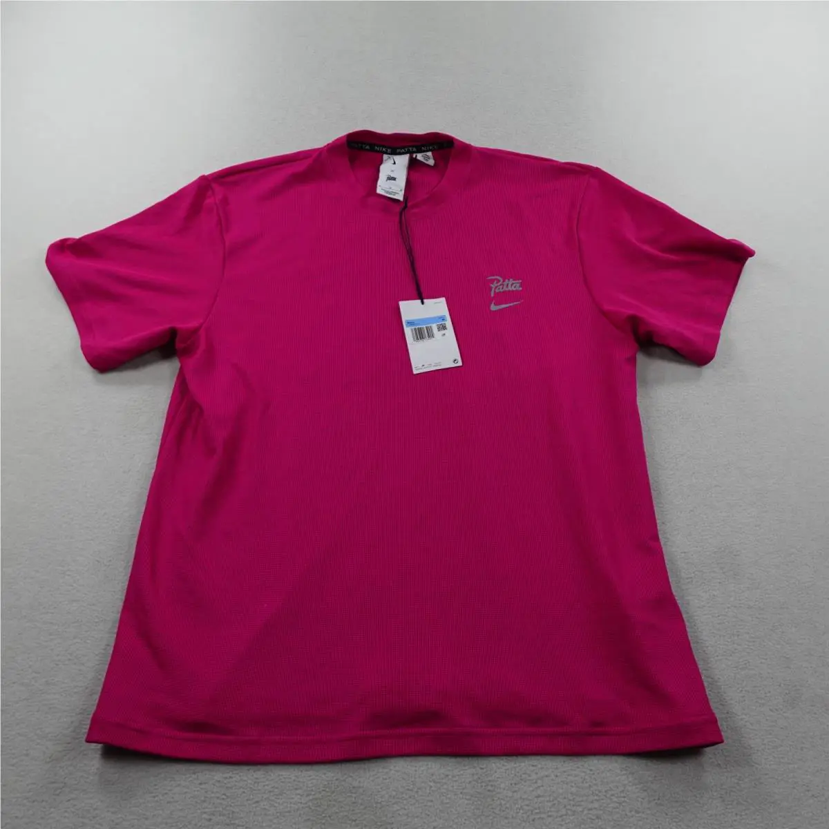 Nike x Patta Running Shirt Mens Medium Pink Running Team Panther FJ3032