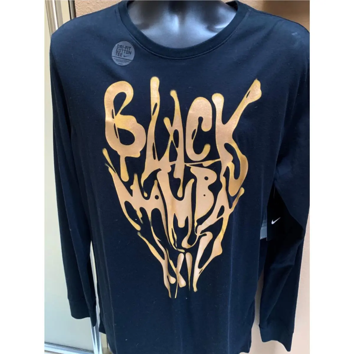 Nike Kobe Black Mamba Long Sleeve Shirt Large