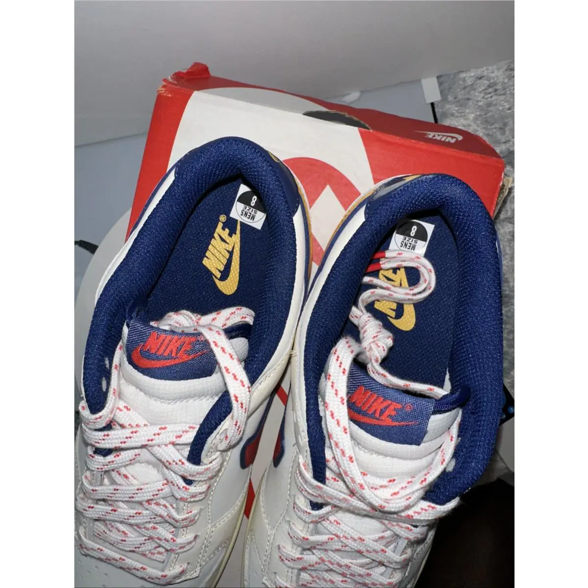 Nike shoes - Nike Dunks - Dunks - Pale Ivory/Sail/University Gold/Light Crimson (UPC: 197860652651) 10