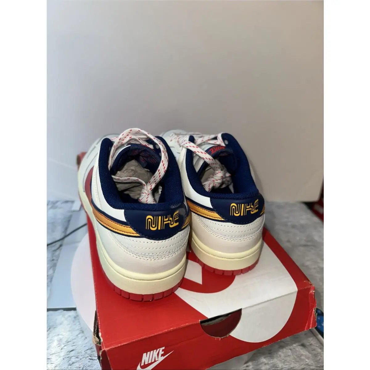 Nike shoes - Nike Dunks - Dunks - Pale Ivory/Sail/University Gold/Light Crimson (UPC: 197860652651) 3