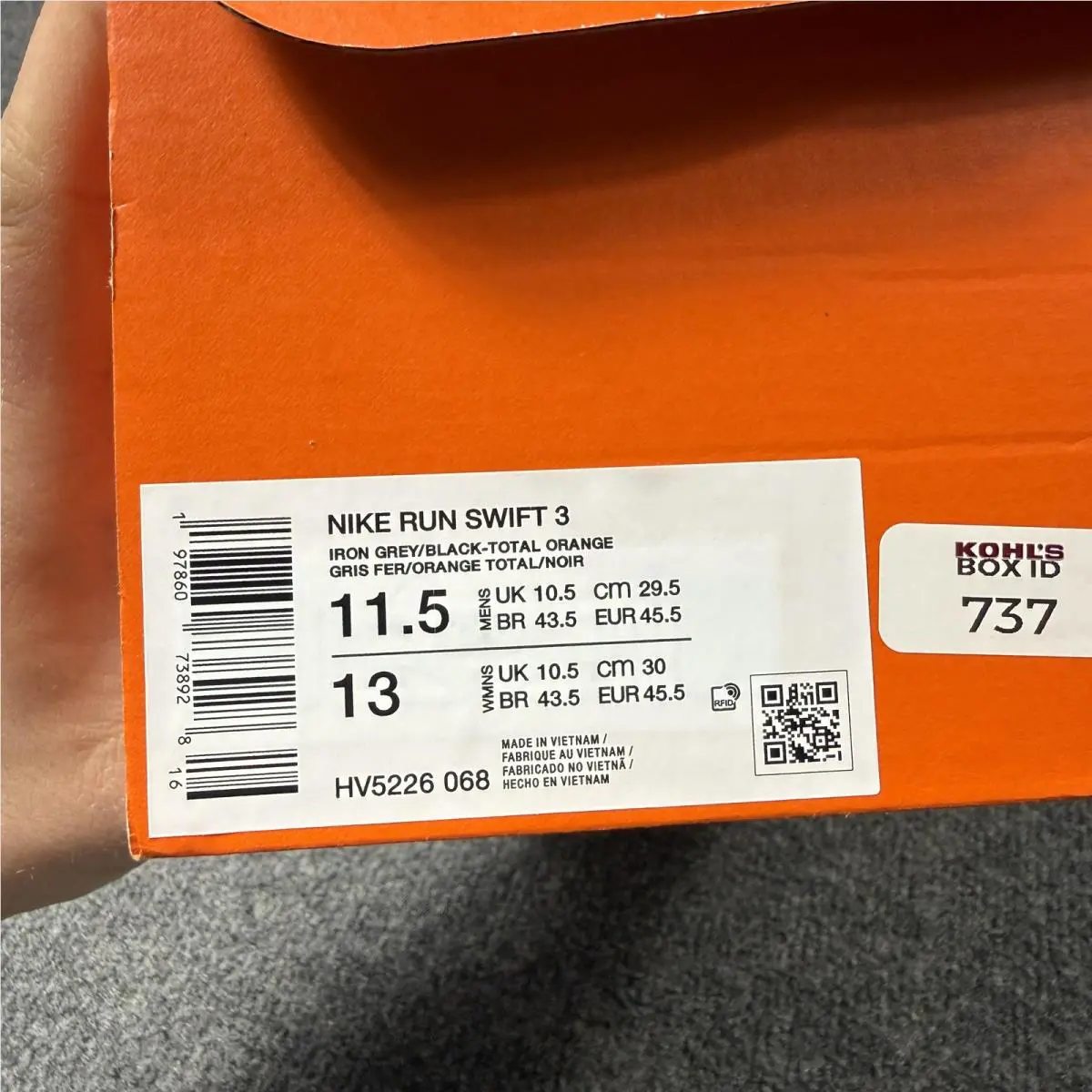 Nike shoes - Nike Run Swift 3 - Run Swift - Gray 6