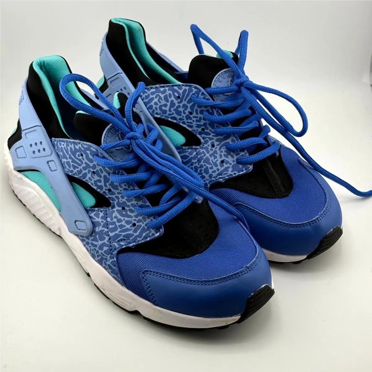 Nike Air Huarache Mens US 8.5 Deep Running Shoes Royal Blue Athletic Sneakers