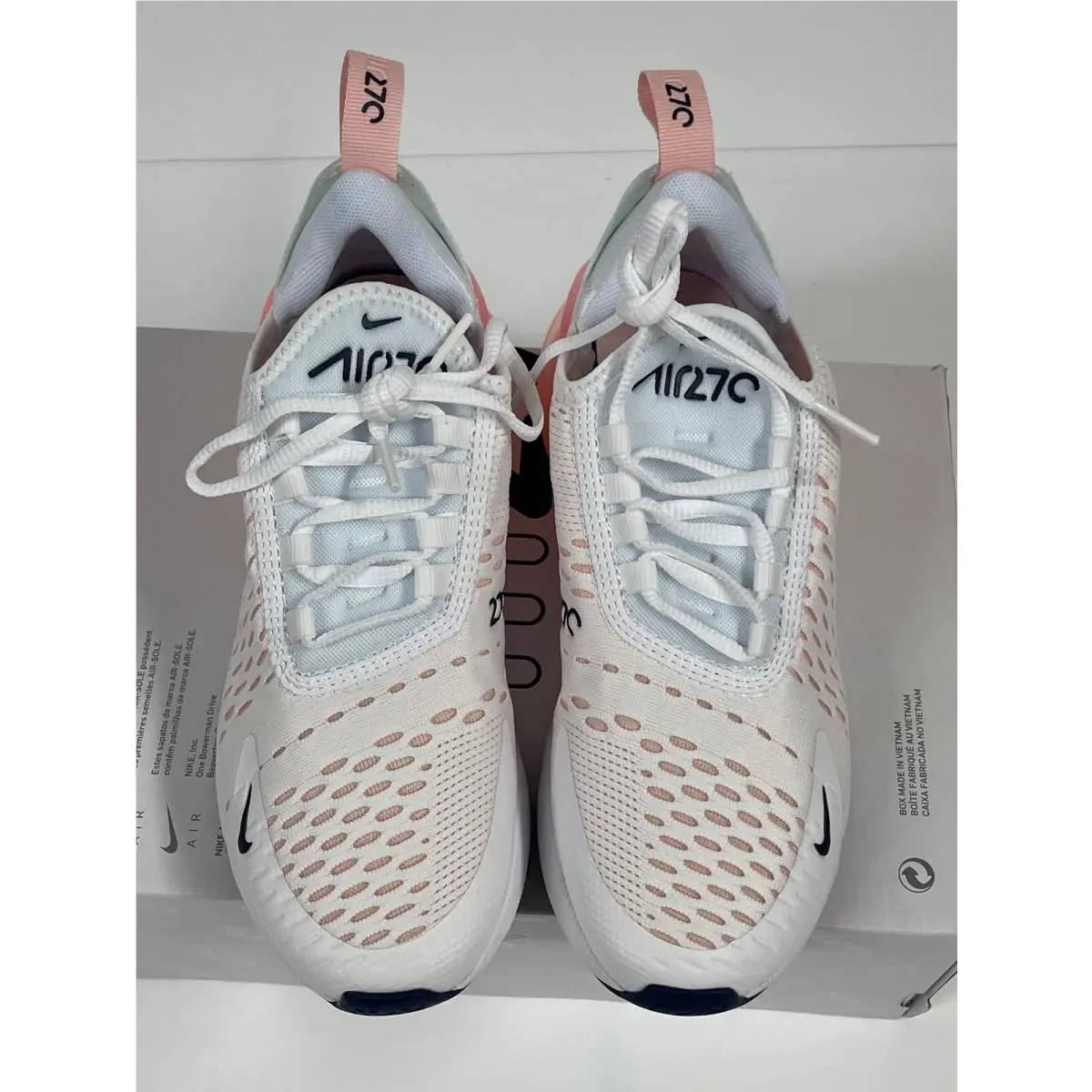 Nike shoes - 270 - AH6789-110 - White Navy Atmosphere Pink (UPC: 196152182319) 2