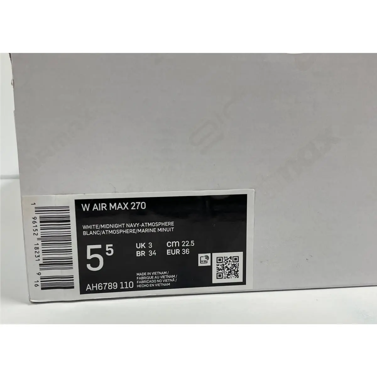 Nike shoes - 270 - AH6789-110 - White Navy Atmosphere Pink (UPC: 196152182319) 7